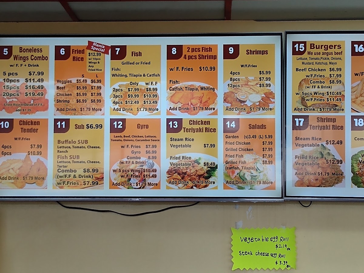 Wings Mania Menu - Image 4